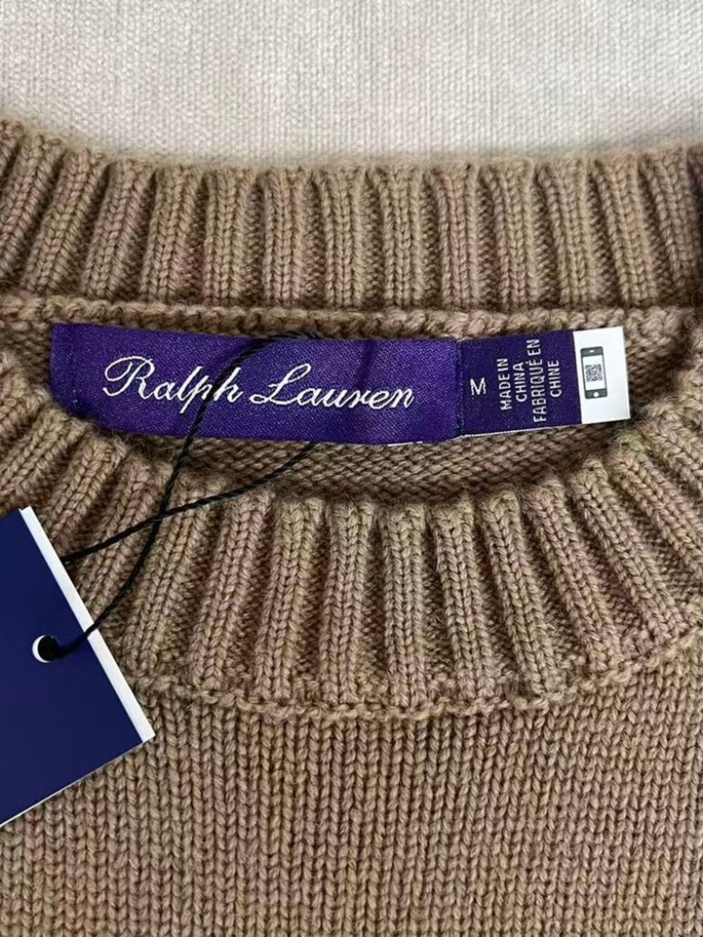 Ralph Lauren Purple Label Polo Bear Knit Crewneck Sweater - Picture 8 of 9